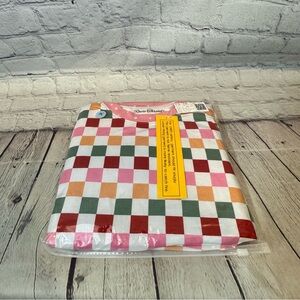 Ravie Threads Pink Checker Pattern Bamboo Jogger Set